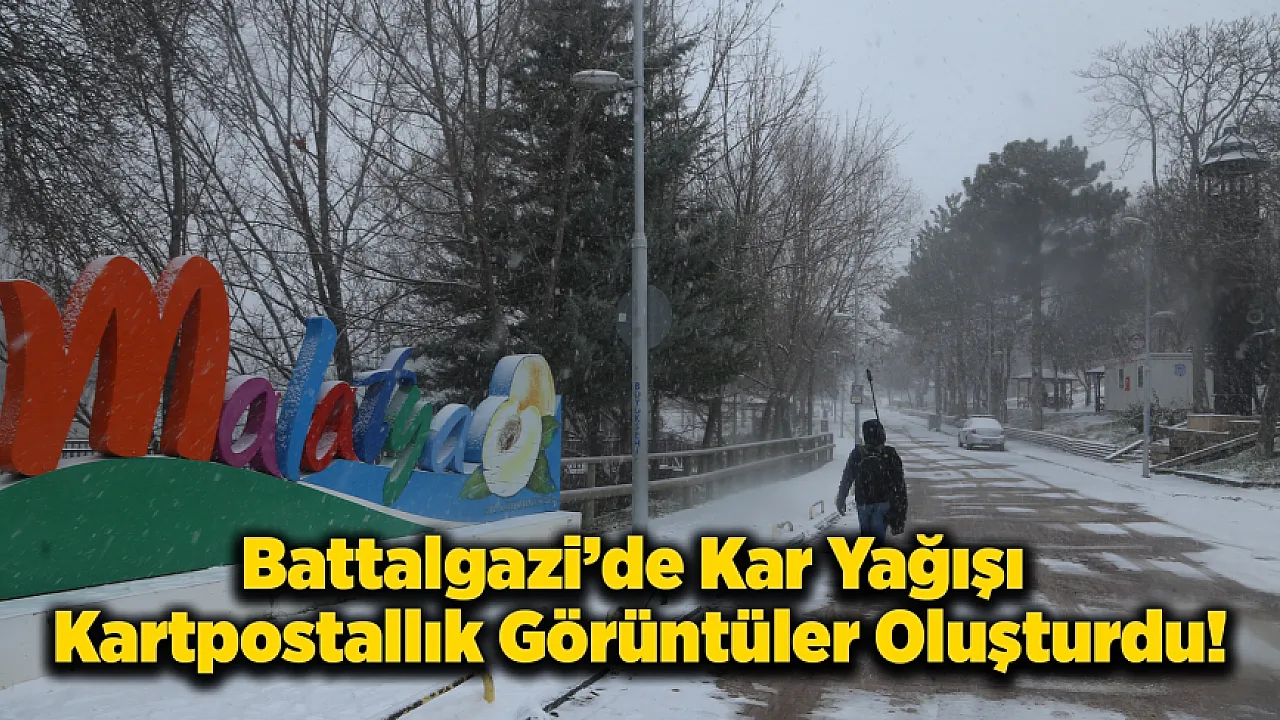 Turgut Özal Tabiat Parkı Beyaza Büründü!