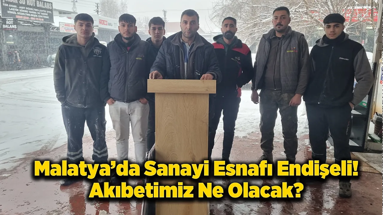 Malatya'da Sanayide Bir Dükkan İçin Üç Dükkanın Yıkılacağı İddiası!