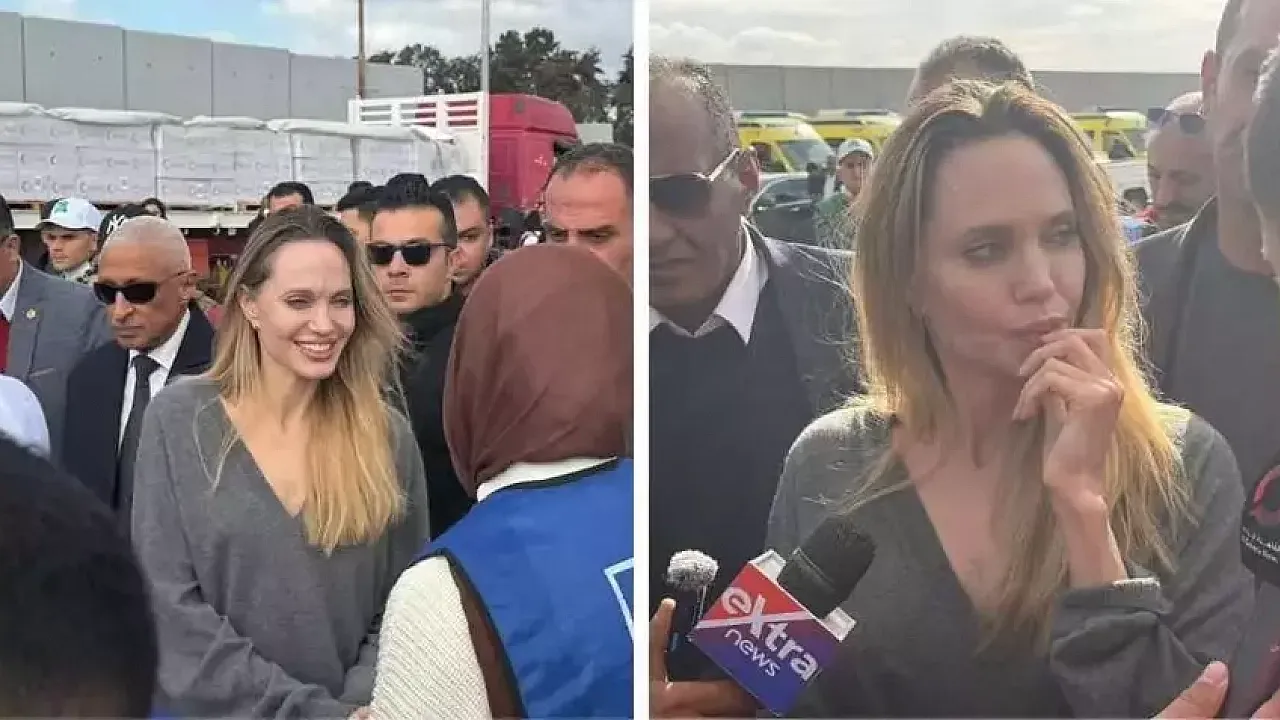 Angelina Jolie Gazze İçin Refah Sınırında İnsani Temaslarda Bulundu