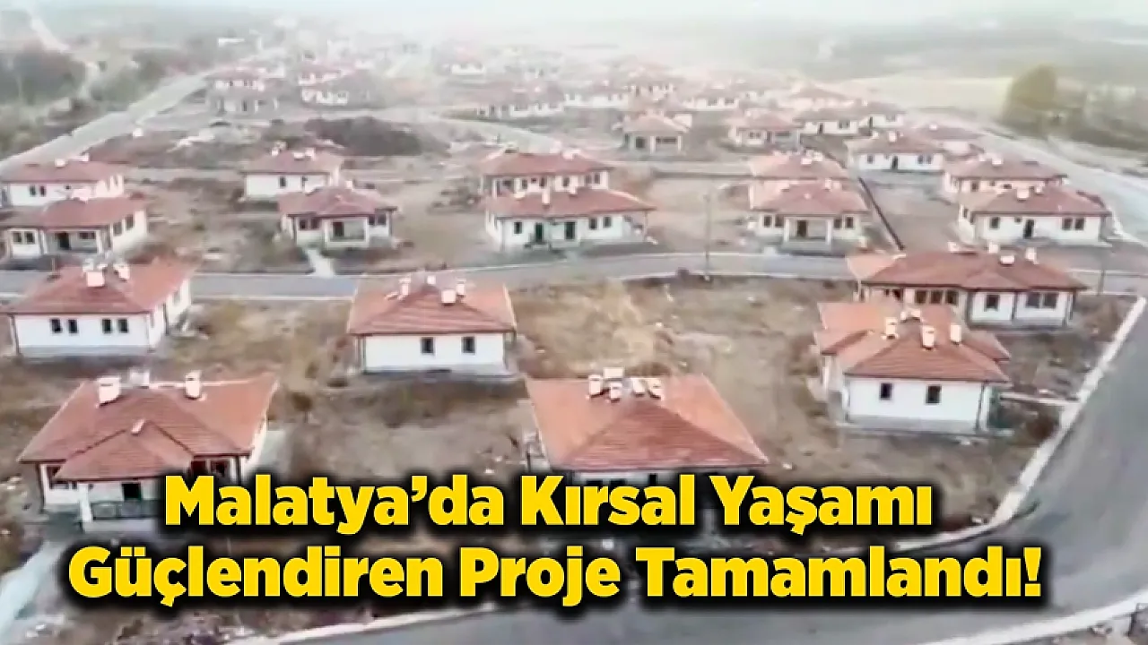 Akçadağ'da Kırsal Konutlarn Anahtarları Teslim Ediliyor