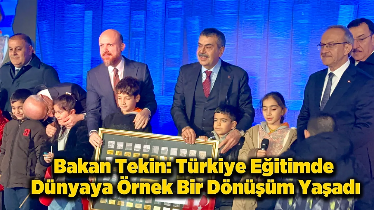 Tekin'den Eğitimde OECD Ortalaması Vurgusu! Rakamlar Şaşırtıyor