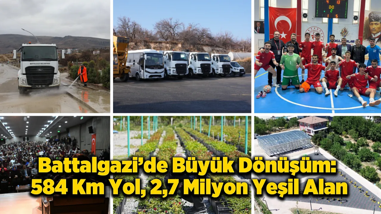 Battalgazi'nin Çehresi Değişiyor! Parklar, Spor Tesisleri ve Modern Ulaşım Ağı