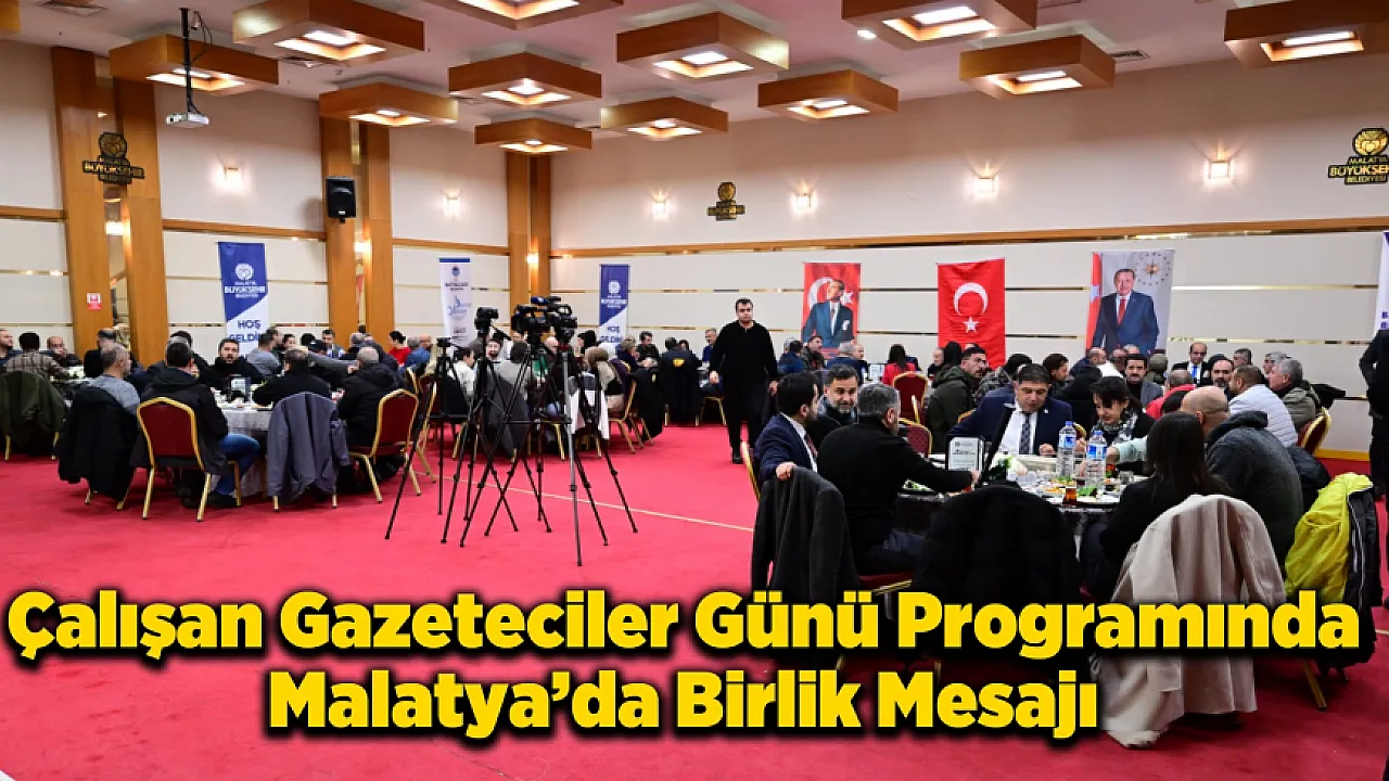Malatya'da Başkanlar ve Basın Çalışanları Kahvaltıda Buluştu!