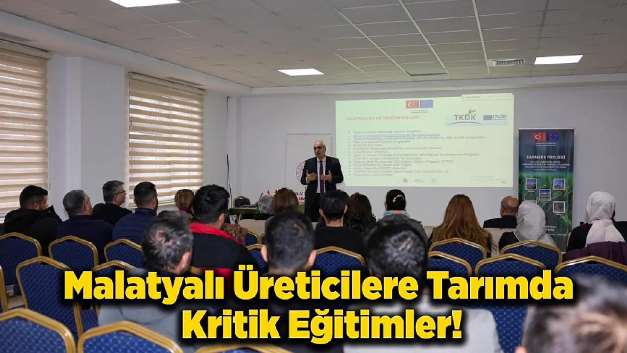 Malatya'da Tarımsal Kalkınma Hamlesi