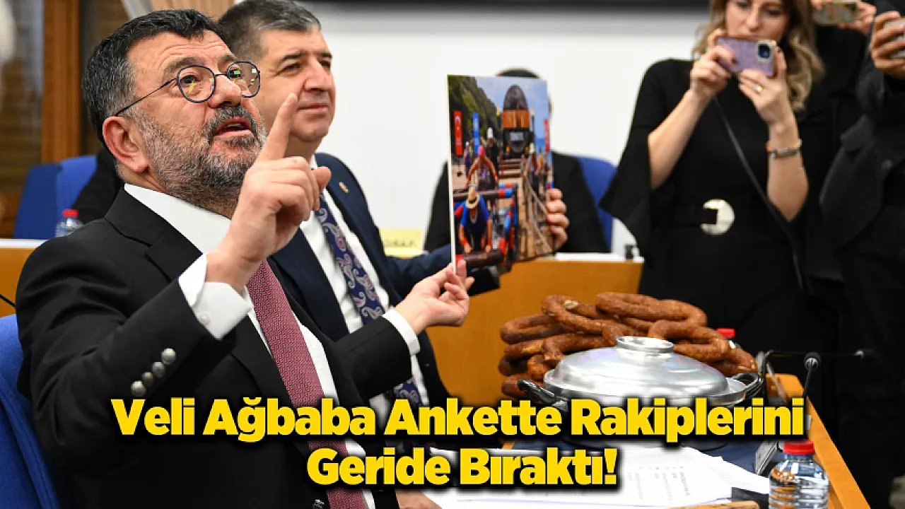 Veli Ağbaba Fırtınası! Son Ankette Rakiplerini Gölgede Bıraktı