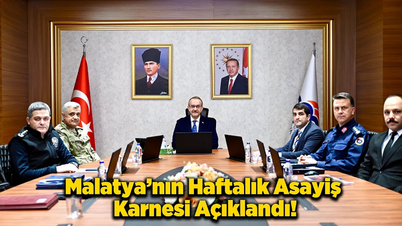Vali Yavuz Rakamları Paylaştı: Malatya'da Suçlulara Geçit Yok!