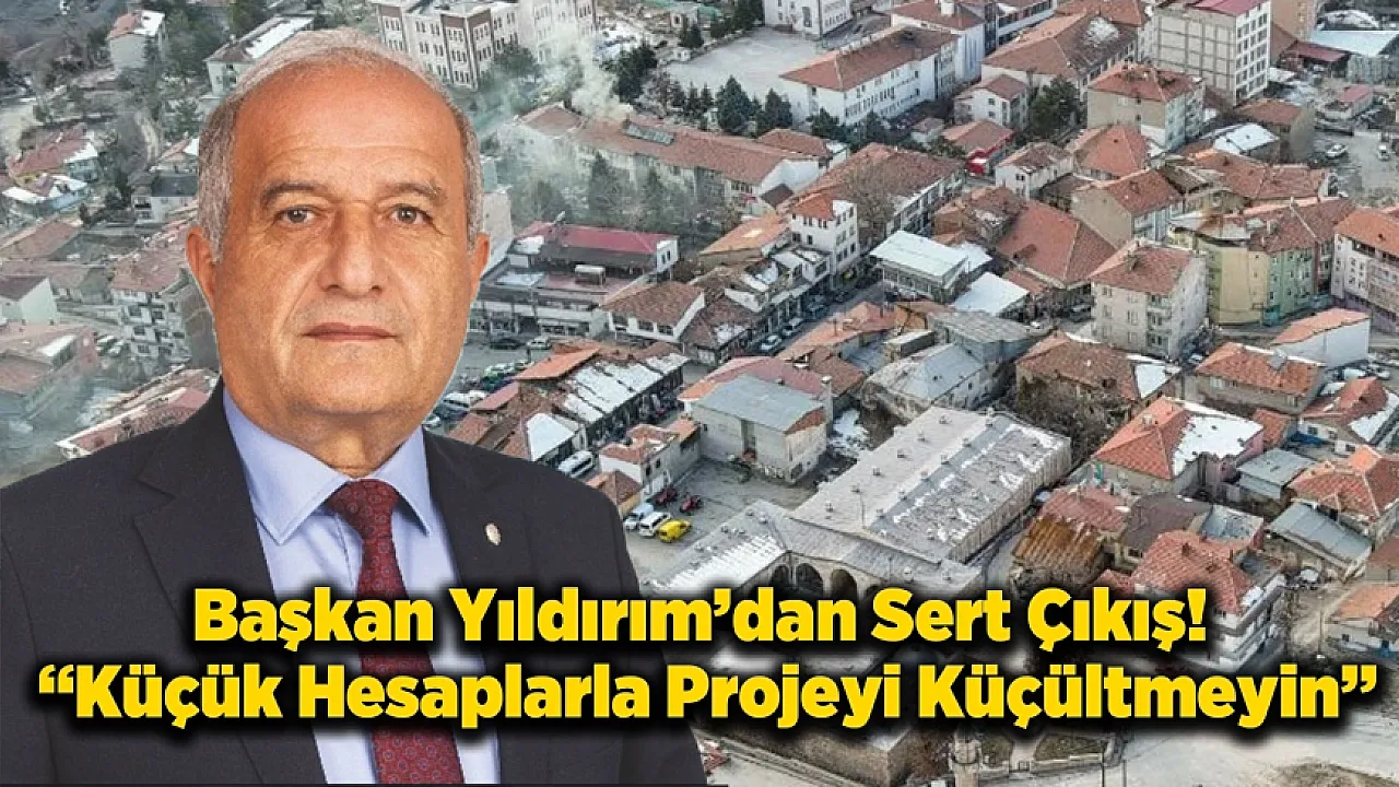 Yıldırım: Projeyi Engellemeye Çalışanlar Var! Hekimhan'a İhanet Olur!