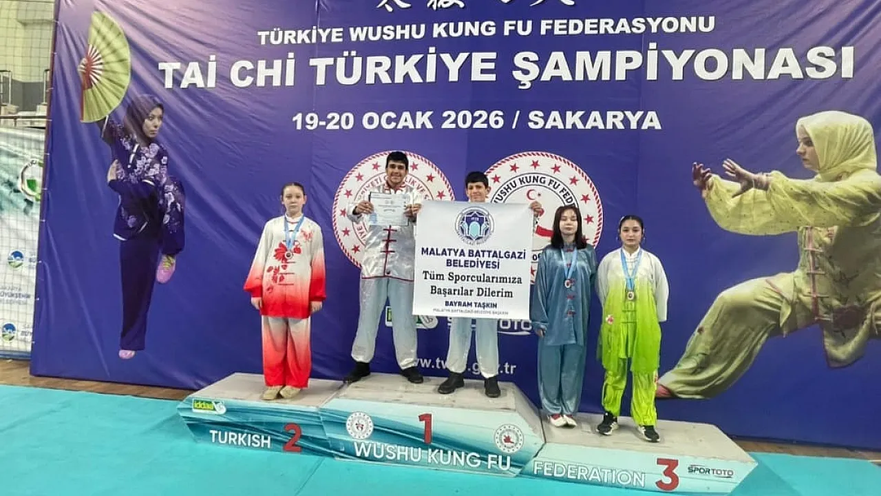 Battalgazi'den Türkiye Şampiyonası'nda 5 Derece Birden!