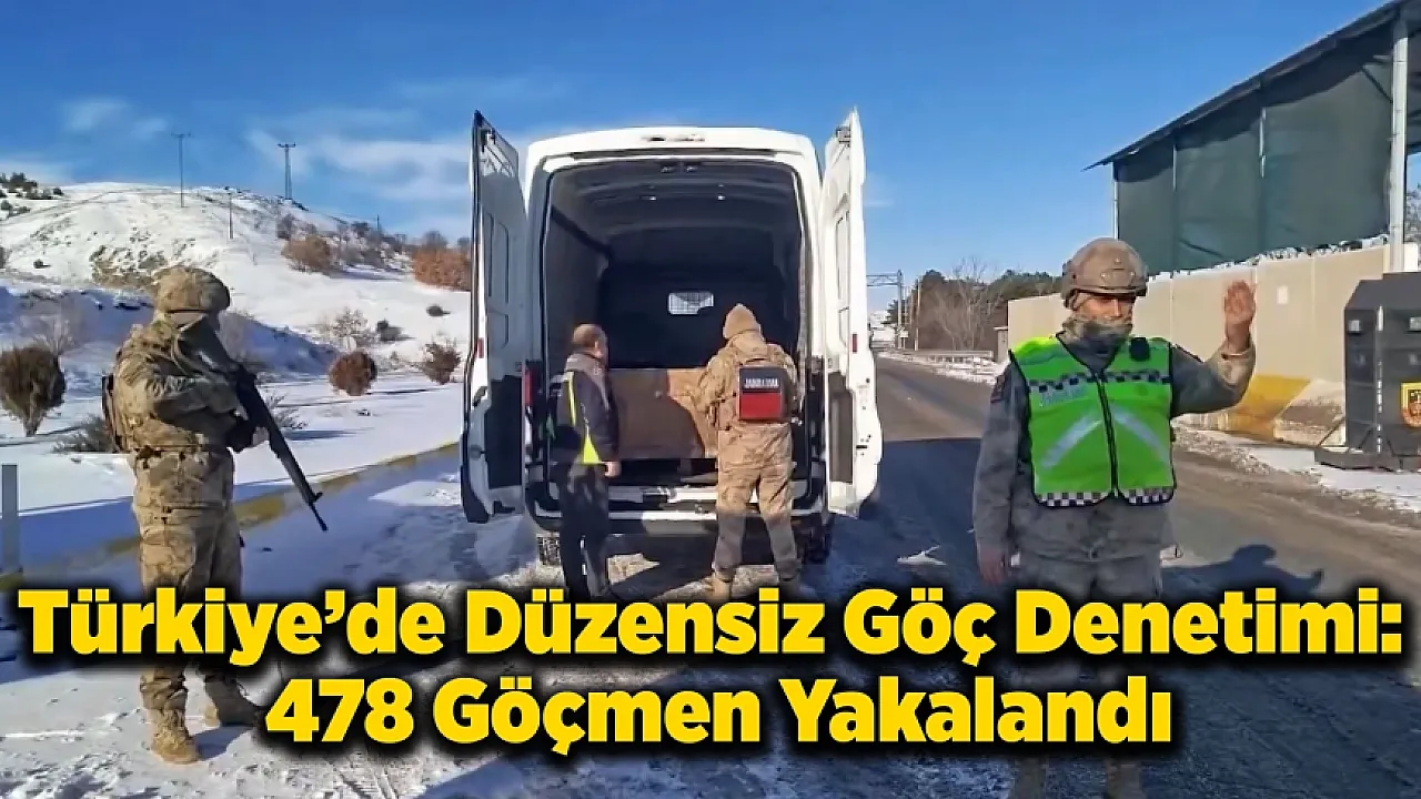 Malatya'da Düzensiz Göçmen Operasyonu