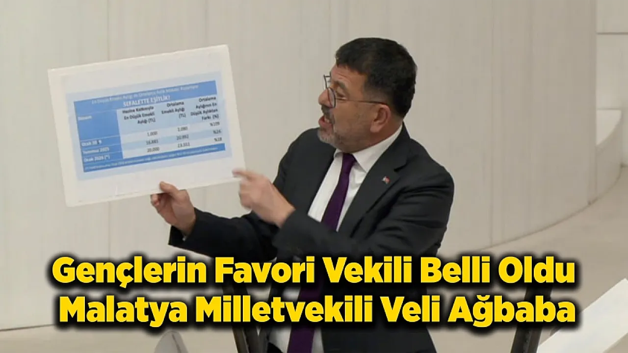 Gençlerin Favori Vekili Belli Oldu: Zirvede Malatya Milletvekili Veli Ağbaba Var