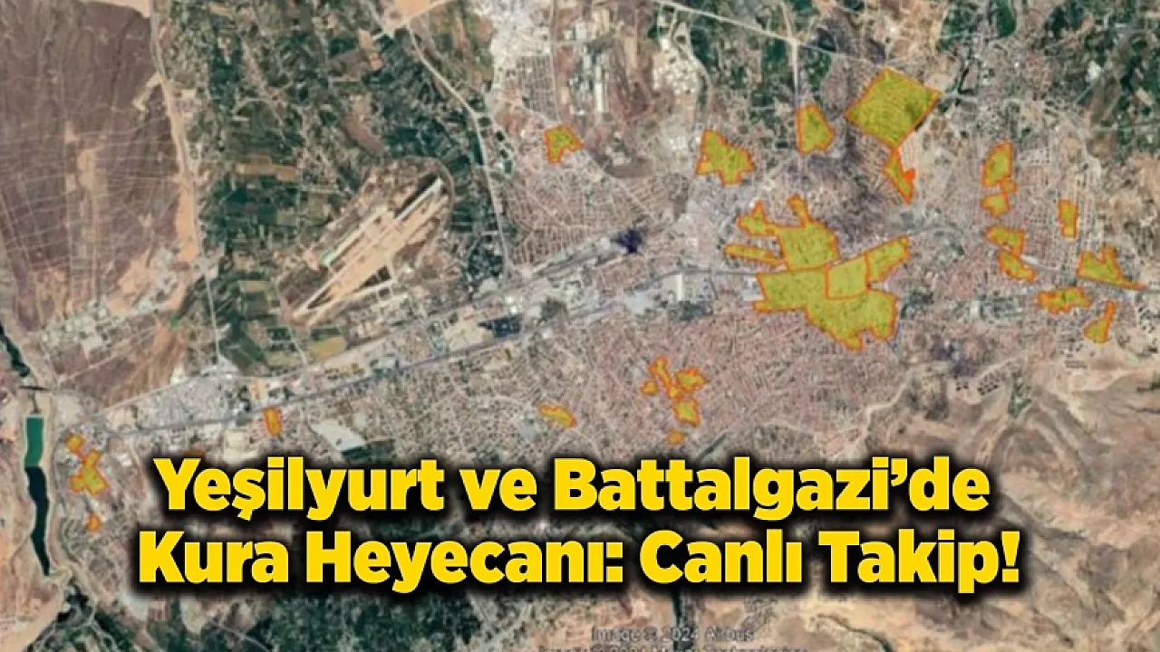 Yeşilyurt ve Battalgazi'de Rezerv Alan Kura Heyecanı: Canlı Takip!