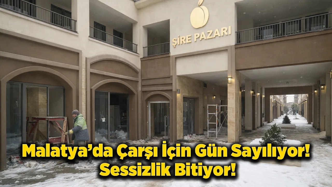 Malatya'nın Yeni Çarşısında Tadilat Başladı! İşte Yeni Hali...