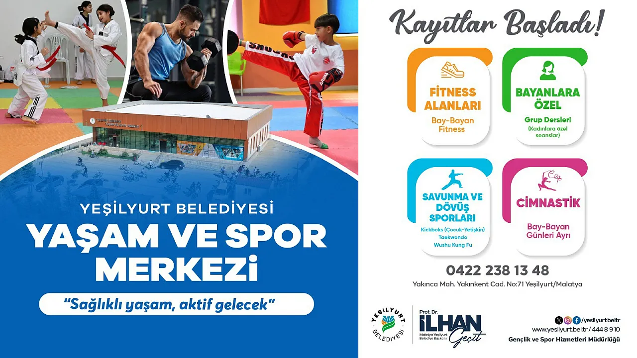 Yeşilyurt Belediyesi Spor Merkezi İçin Başvurular Başladı!