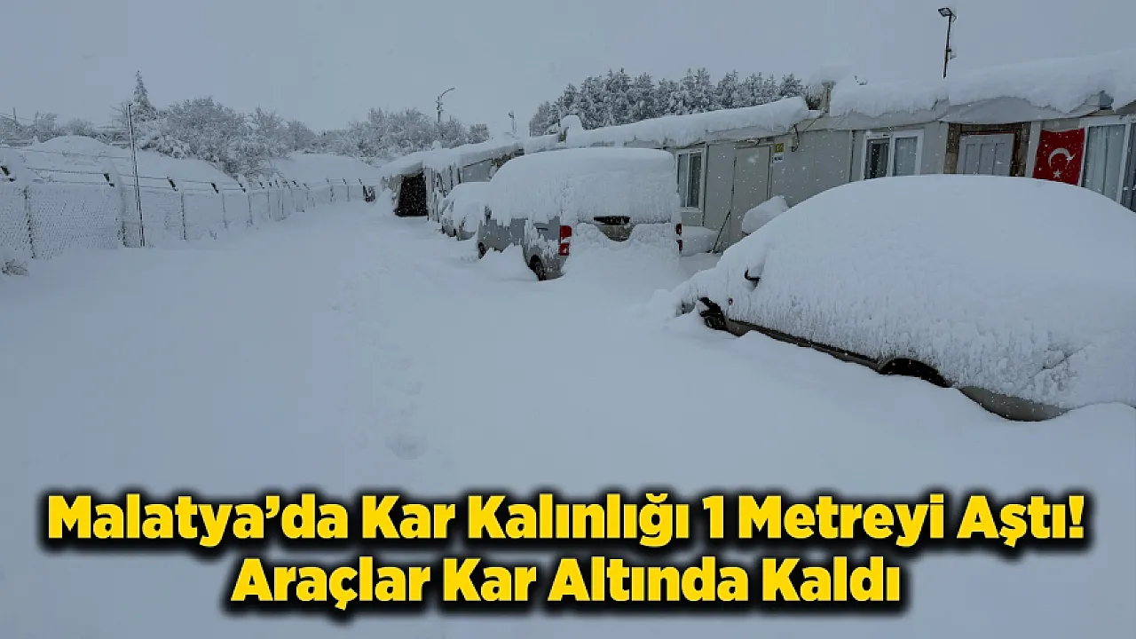Malatya'nın İlçesinde Kar Alarmı: Kırsal Mahallelerde Ulaşım Zorlaştı