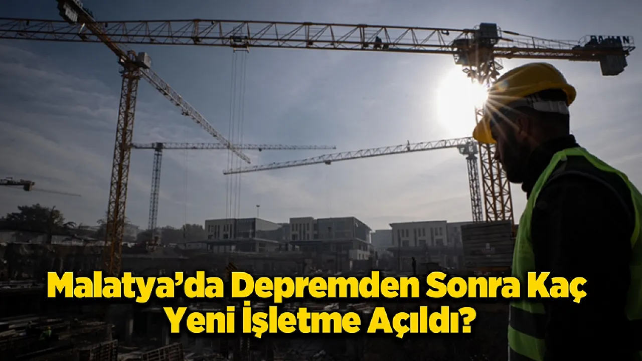 Malatya Dahil 11 İl: Depremden Sonra Hangi İlde Kaç Şirket Kuruldu?
