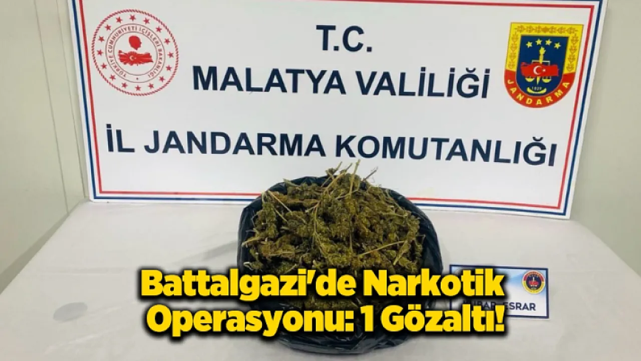 Battalgazi'de Narkotik Mesaisi: Kilo Kilo Ele Geçirildi!