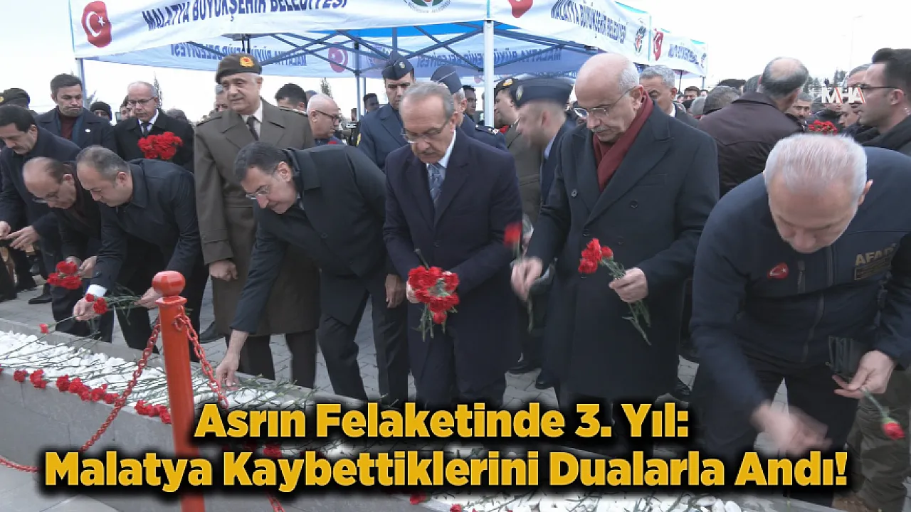 Malatya'da 6 Şubat Hüznü: Deprem Anıtında Duygu Dolu Anlar