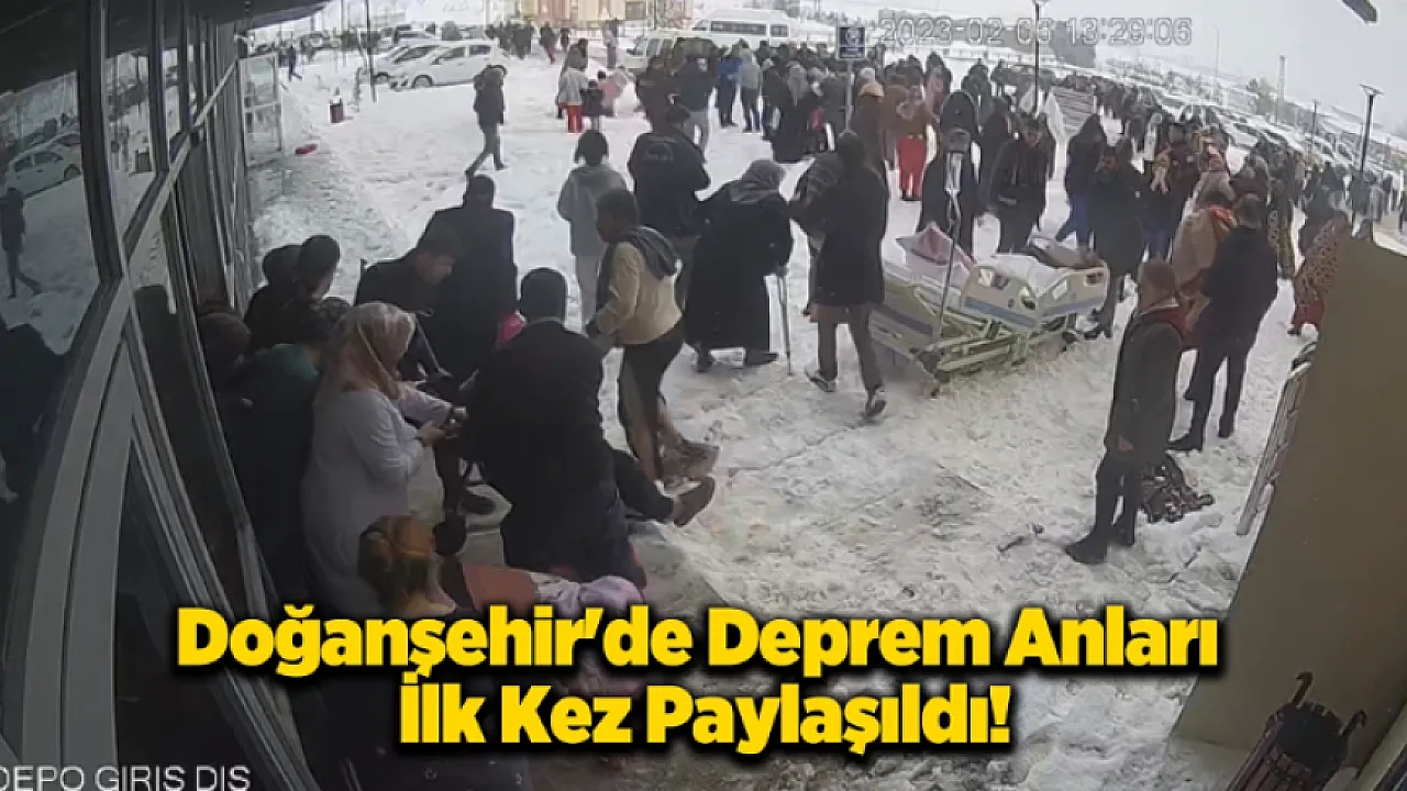 3 Yıl Sonra Doğanşehir Devlet Hastanesi'nde Deprem Anı!