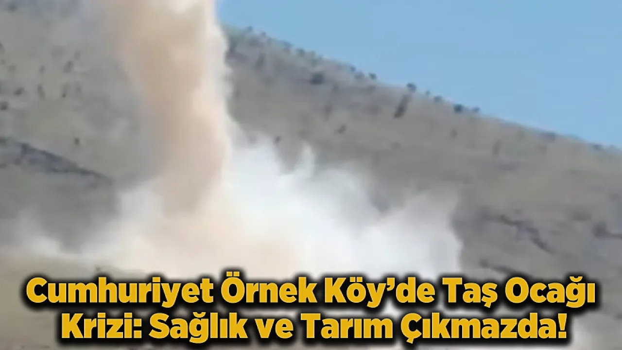Malatya'da Organik Tarım Alarmı: Köylüler Taş Ocaklarına Karşı Ses Yükseltiyor