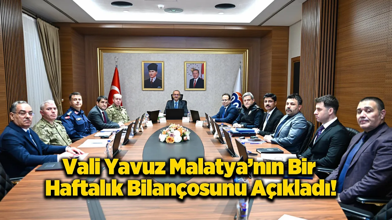 Malatya'da Bir Haftalık Bilanço: 81 Bin Kişi Sorgulandı, Binlerce Araç Denetlendi!
