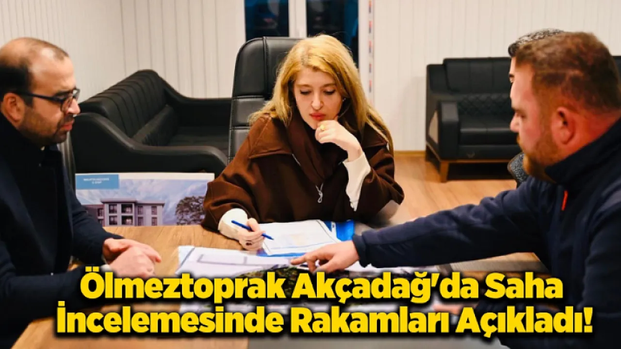 Ölmeztoprak Akçadağ'da Son Durumu Paylaştı: Konutlar Ne Zaman Teslim Edilecek?