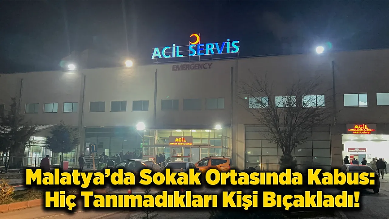 Battalgazi'de Kanlı Saldırı: Kimliği Belirsiz Kişi 2 Genci Yaraladı