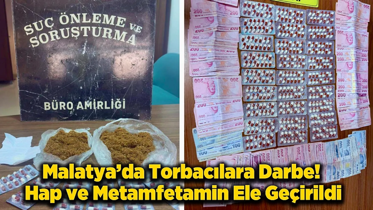 Battalgazi ve Yeşilyurt'ta Uyuşturucu Operasyonu: 3 Gözaltı
