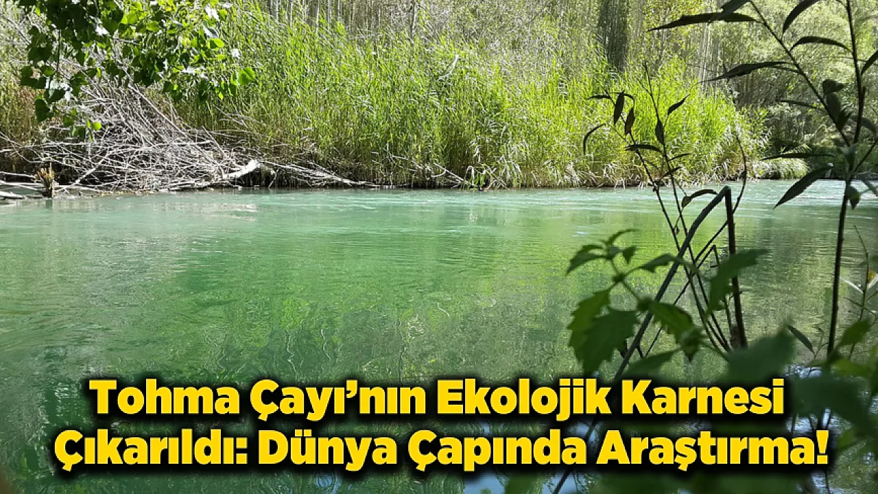 Malatya Tohma Çayı İçin Kritik Rapor: Su Temiz Ama Yatakta Tehlike Var!
