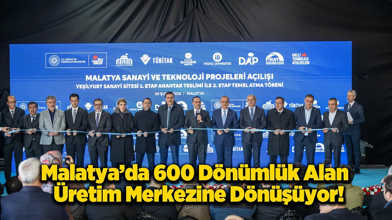 Malatya'da 400 Esnaf 600 Dönümlük Alana Taşınıyor!