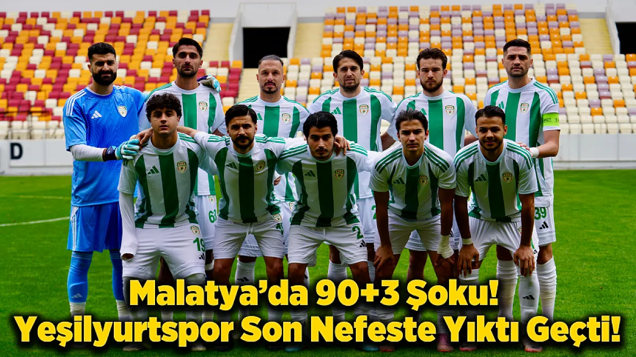 88'de Oyuna Girdi, 90+3'te Fişi Çekti: Yeşilyurtspor Seriyi Bozmadı