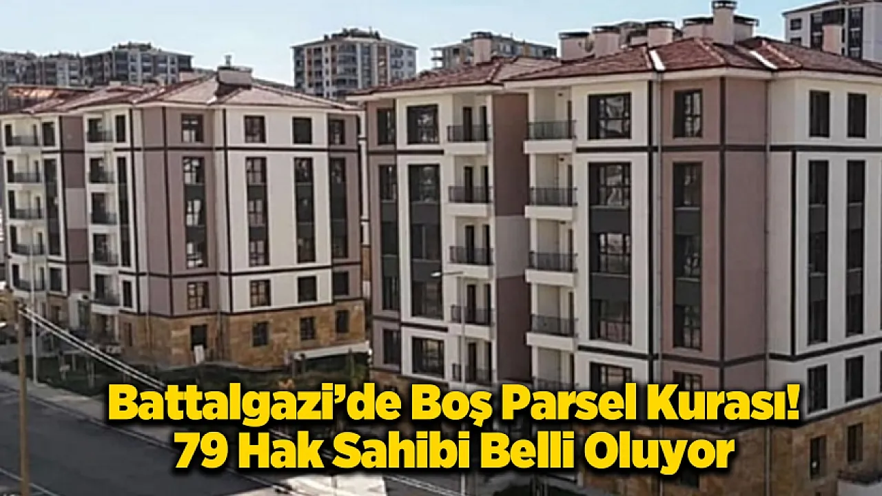 Malatya'da Kura Günü: 79 Yeni Konut Sahibini Buluyor!