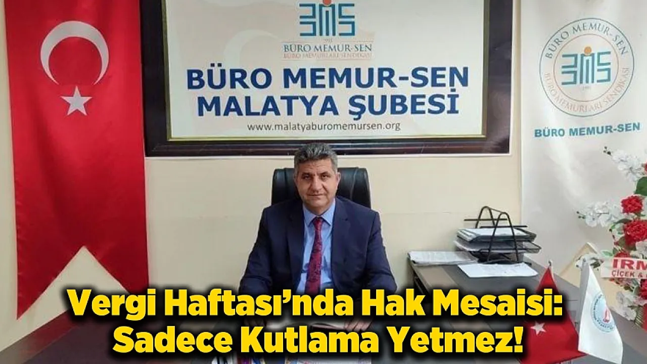 Vergi Haftası'nda Masadaki 6 Kritik Talep: Mali Hizmetler Sınıfı Kurulsun