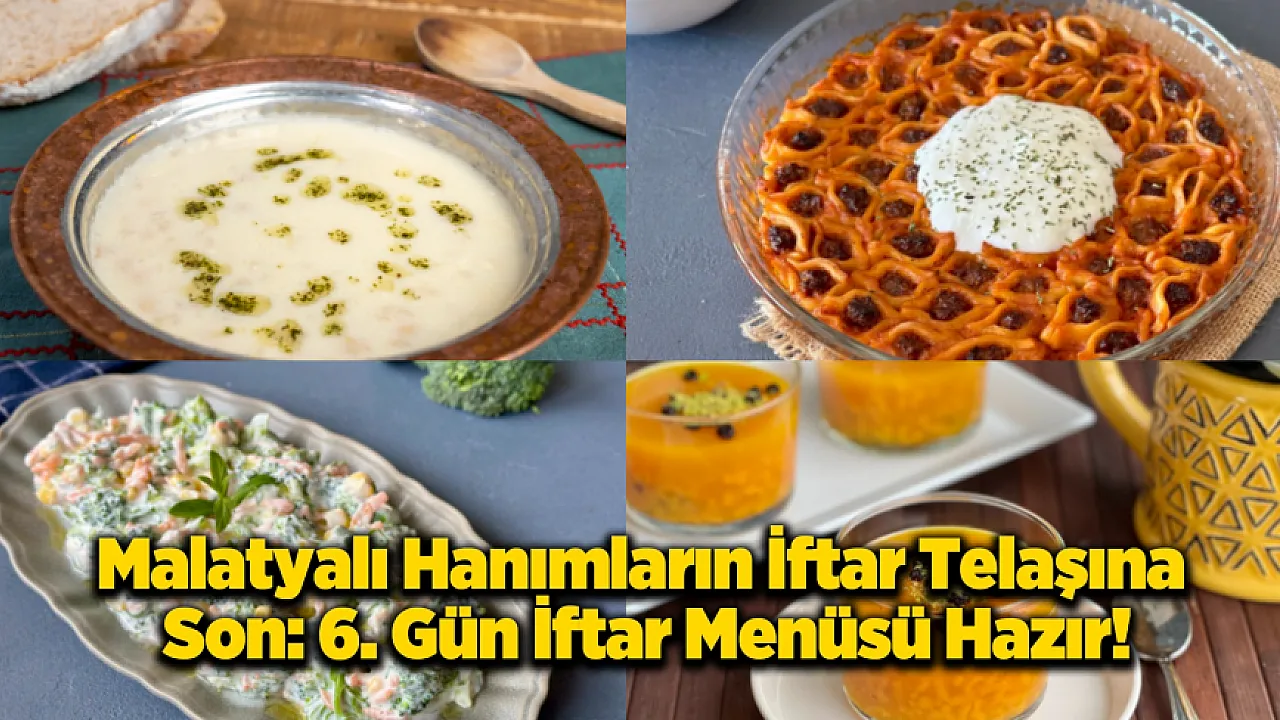 Geleneksel Tatlar, Modern Sunumlar: Malatya 6. Gün İftarında Lezzet Şöleni!