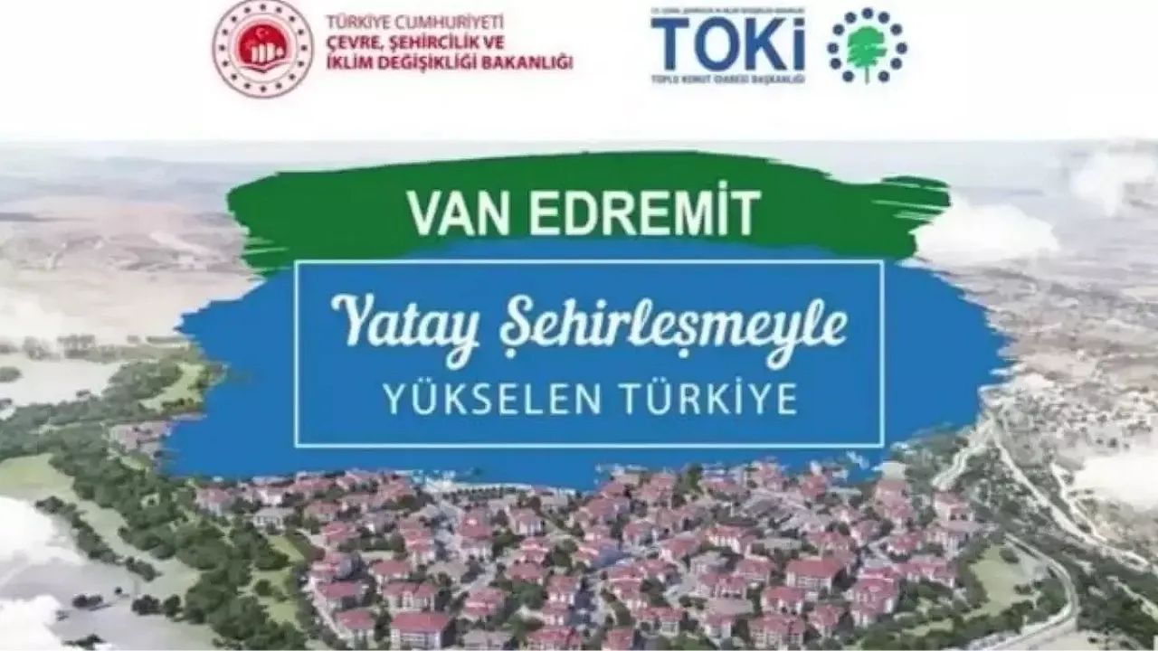 Van Edremit Sosyal Konut Projesinde Hak Sahipleri Kura Çekimiyle Belirlendi