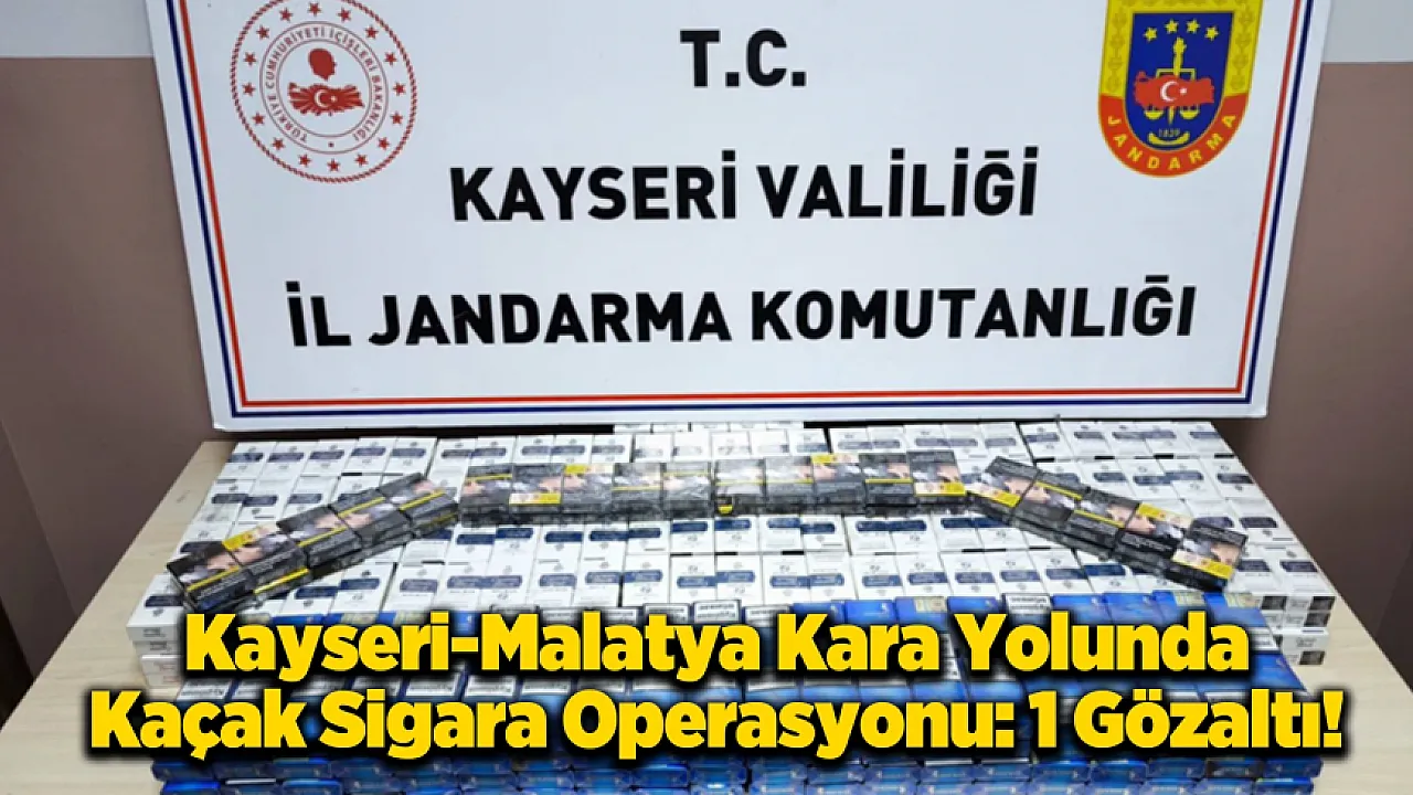 Kayseri-Malatya Yolunda Durdurulan Tırdan Kaçak Sevkiyat Çıktı!