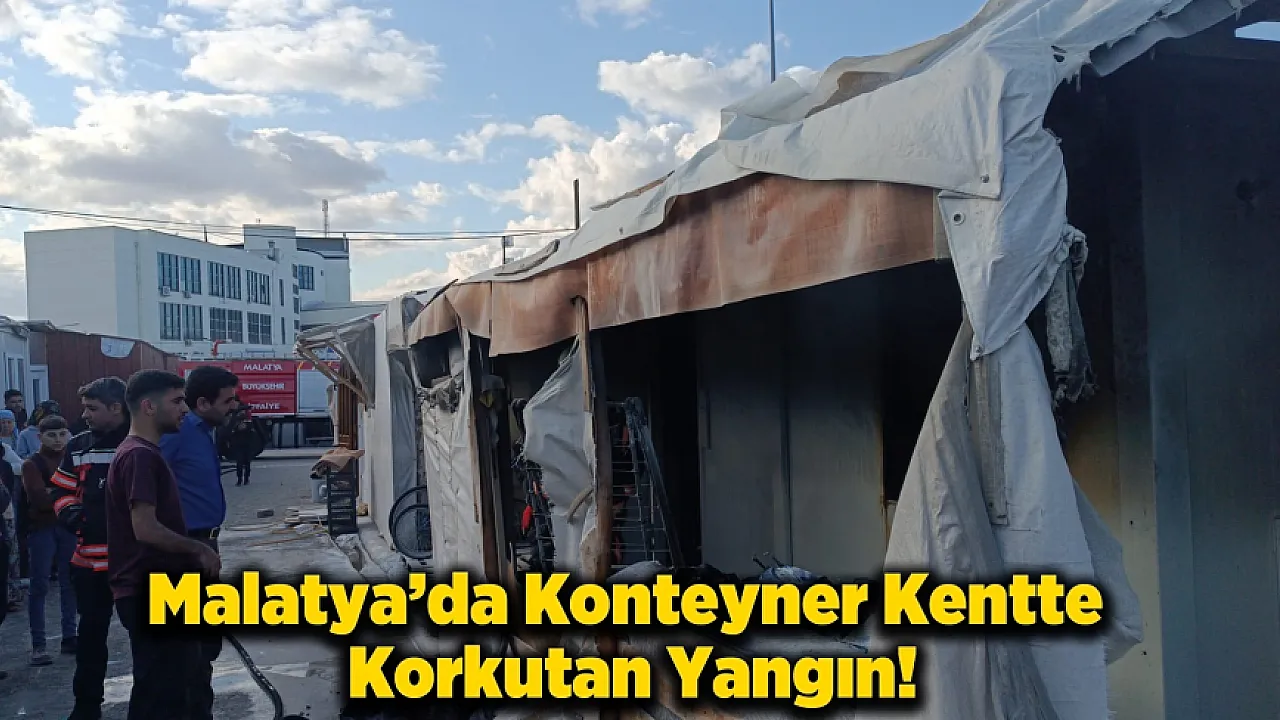 Malatya Teknokent'te Alevler Paniğe Yol Açtı, İtfaiye Müdahale Etti