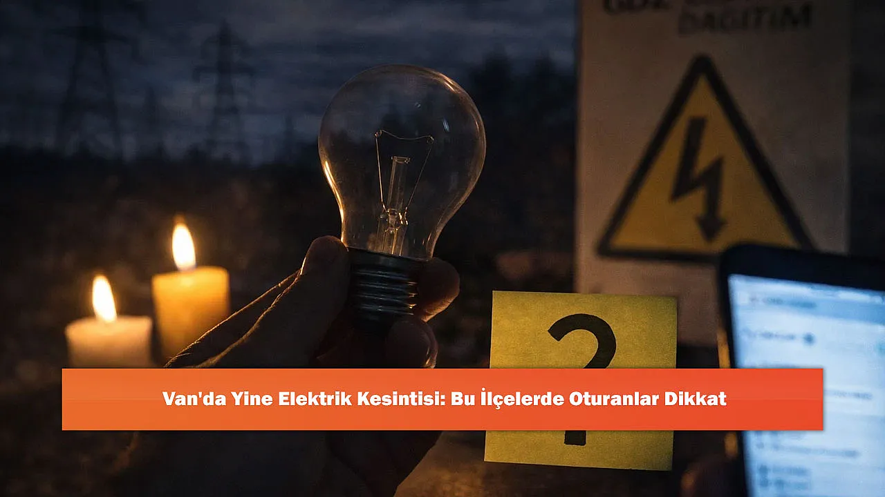 Van'da Yine Elektrik Kesintisi: Bu İlçelerde Oturanlar Dikkat