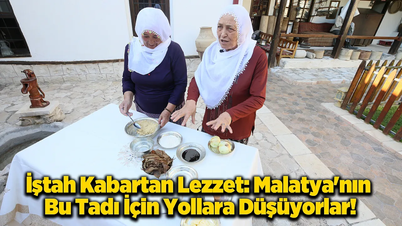 Malatya'nın Tescilli Mirası: Padişah Sofralarının Vazgeçilmezi Kiraz Yaprağı Sarması