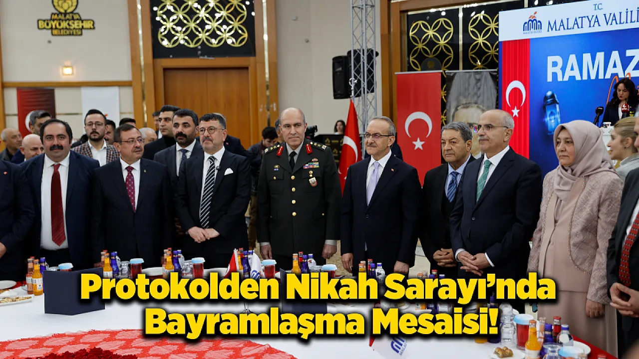 Malatya'da Bayram Zirvesi: Nikah Sarayı Tarihi Bir Kalabalığa Sahne Oldu!