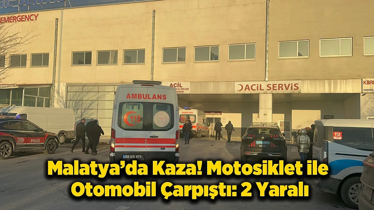 Buhara Bulvarı'nda kaza: Motosikletteki 2 kişi yaralandı