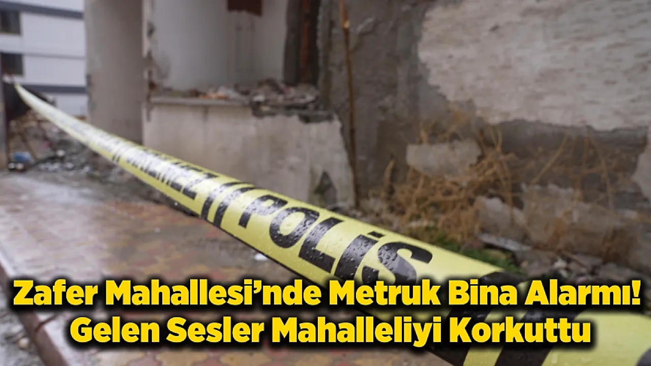 Battalgazi'de Şüpheli Ses Alarmı: Bina Çevresi Şeritle Kapatıldı