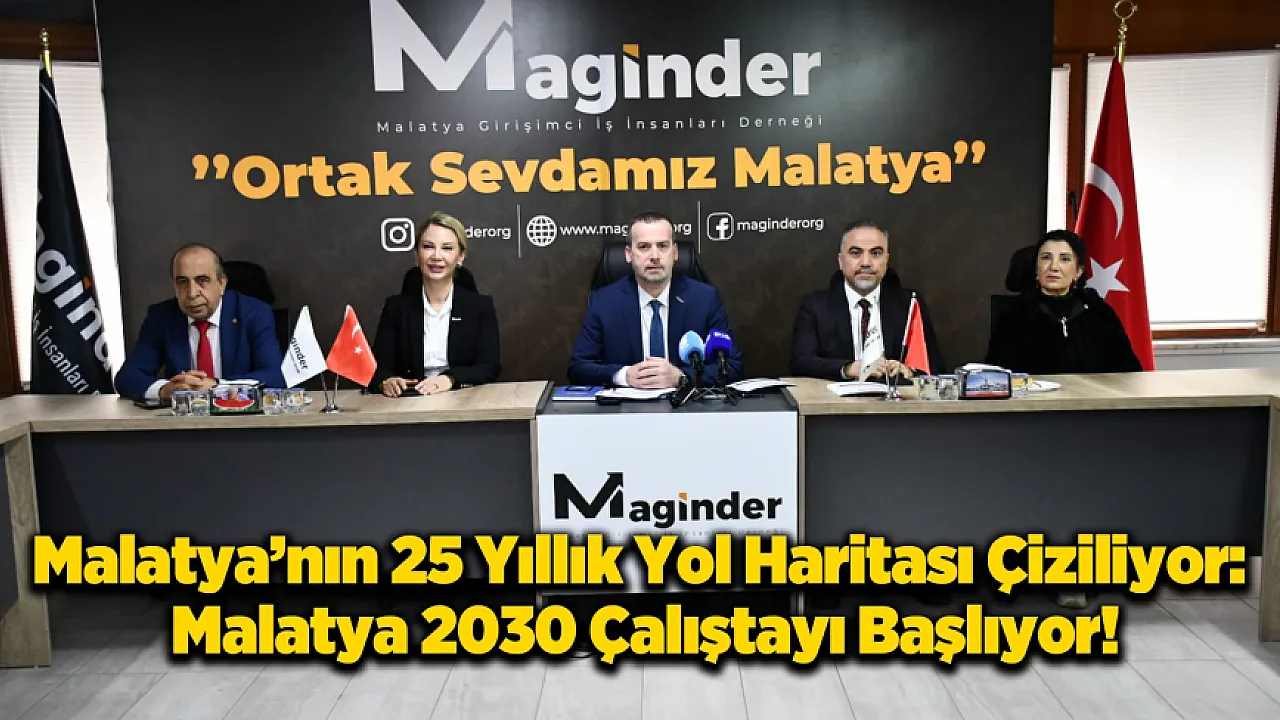 Malatya'nın 25 Yıllık Kurtuluş Reçetesi Yazılıyor: 2030 ve 2050 Vizyonu İçin Adım!