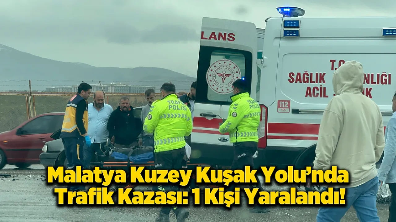 Kudüs Caddesi'nde Kaza: İki Araç Kavşakta Birbirine Girdi, 1 Kişi Yaralandı!