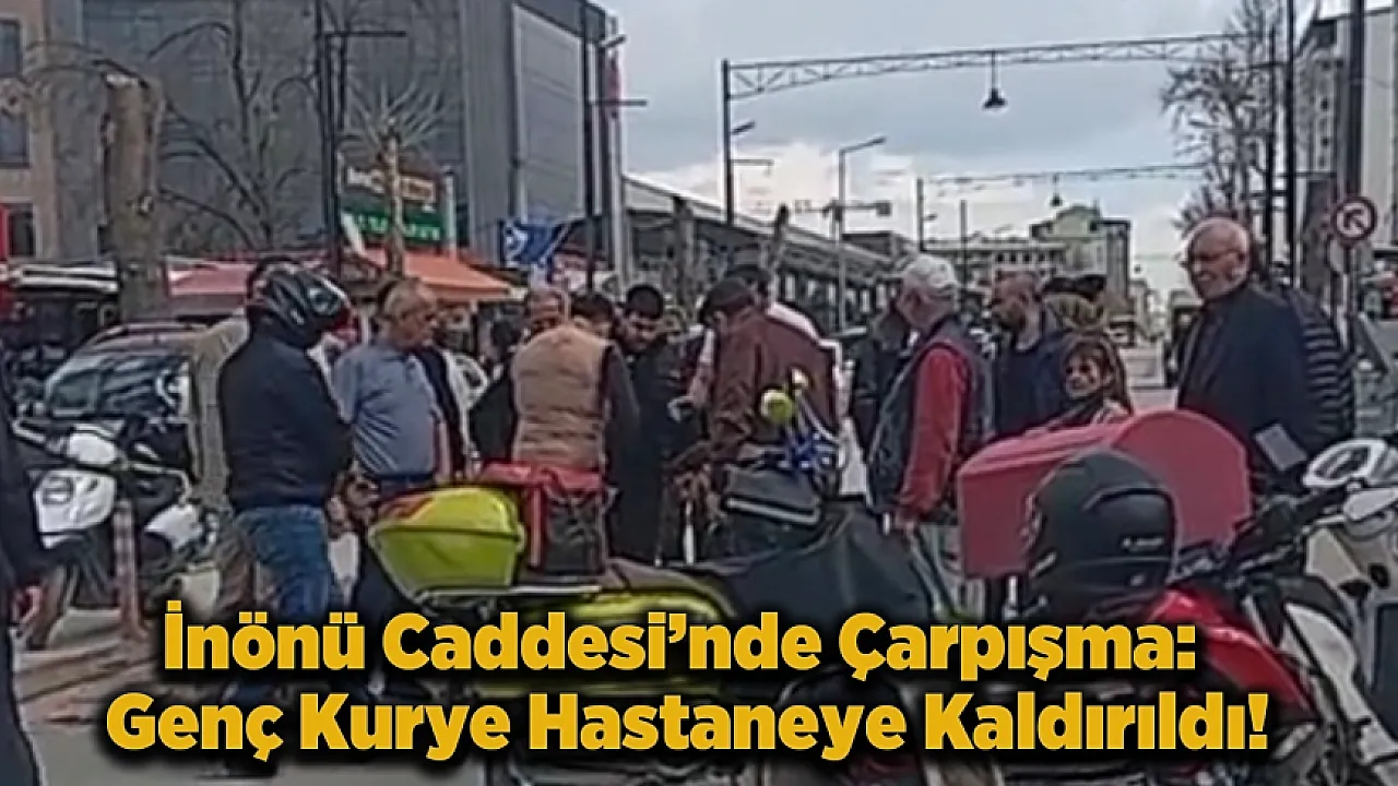 Malatya'da Korkutan Kaza! Sıtmapınarı'nda Motokurye Yere Savruldu