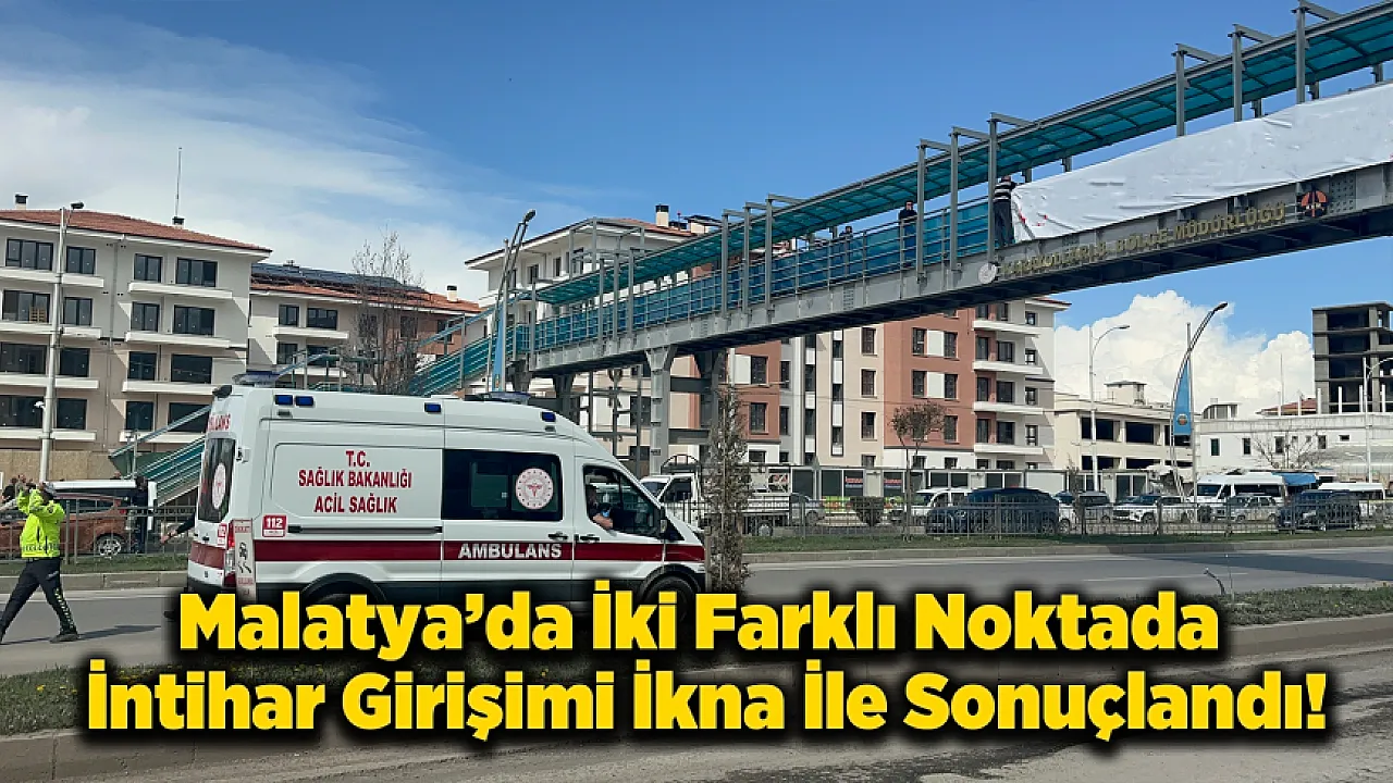 Çevreyolu ve Beylerderesi'nde Ekipler İntihar Girişiminde Bulunan İki Kişiyi İkna Etti!