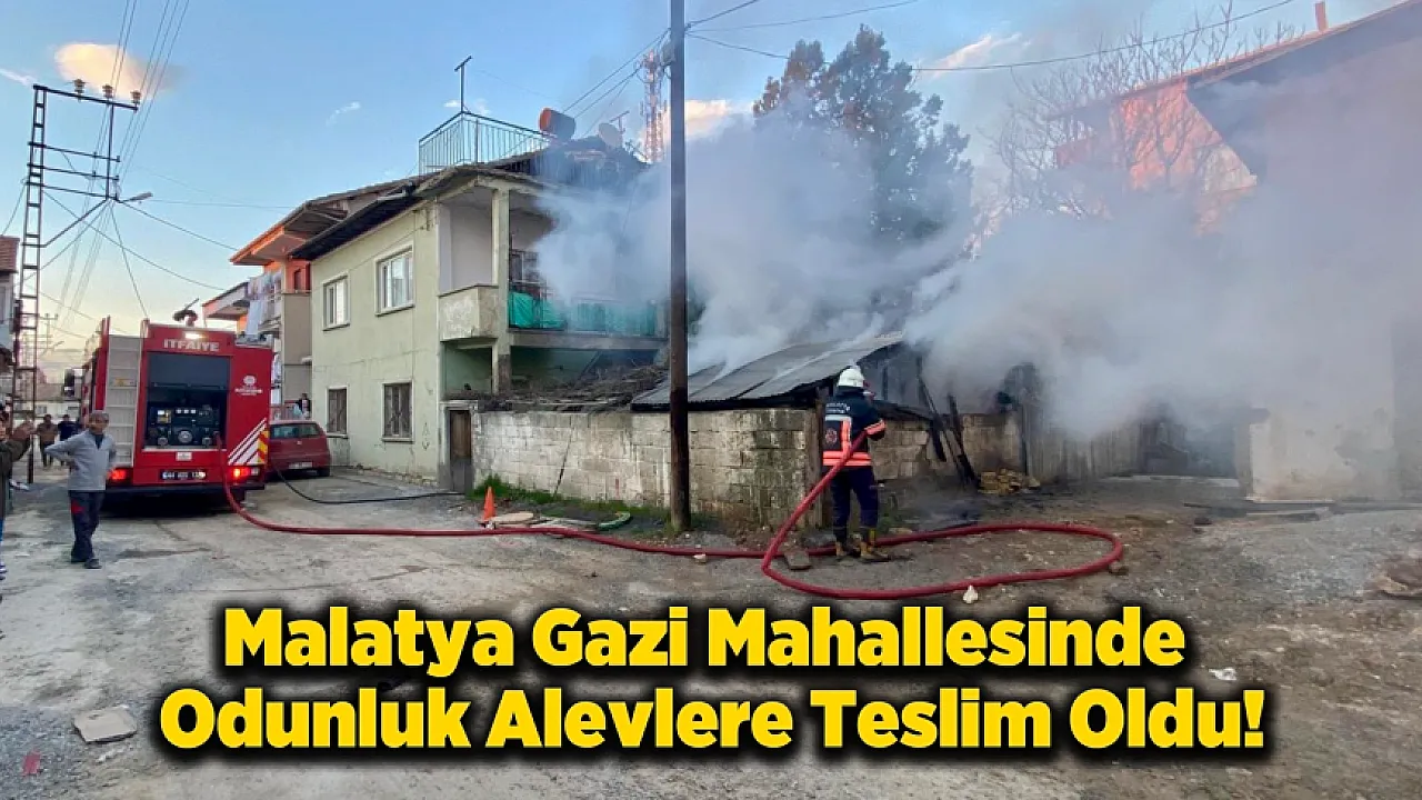 Malatya'da Alevler Bir Anda Mahalleliyi Sokağa Döktü!
