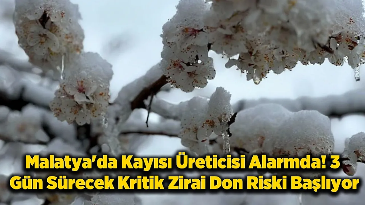 Meteoroloji'den Malatya İçin Uyarı! Cumartesi Gecesi Sıcaklıklar Eksinin Altına Düşecek