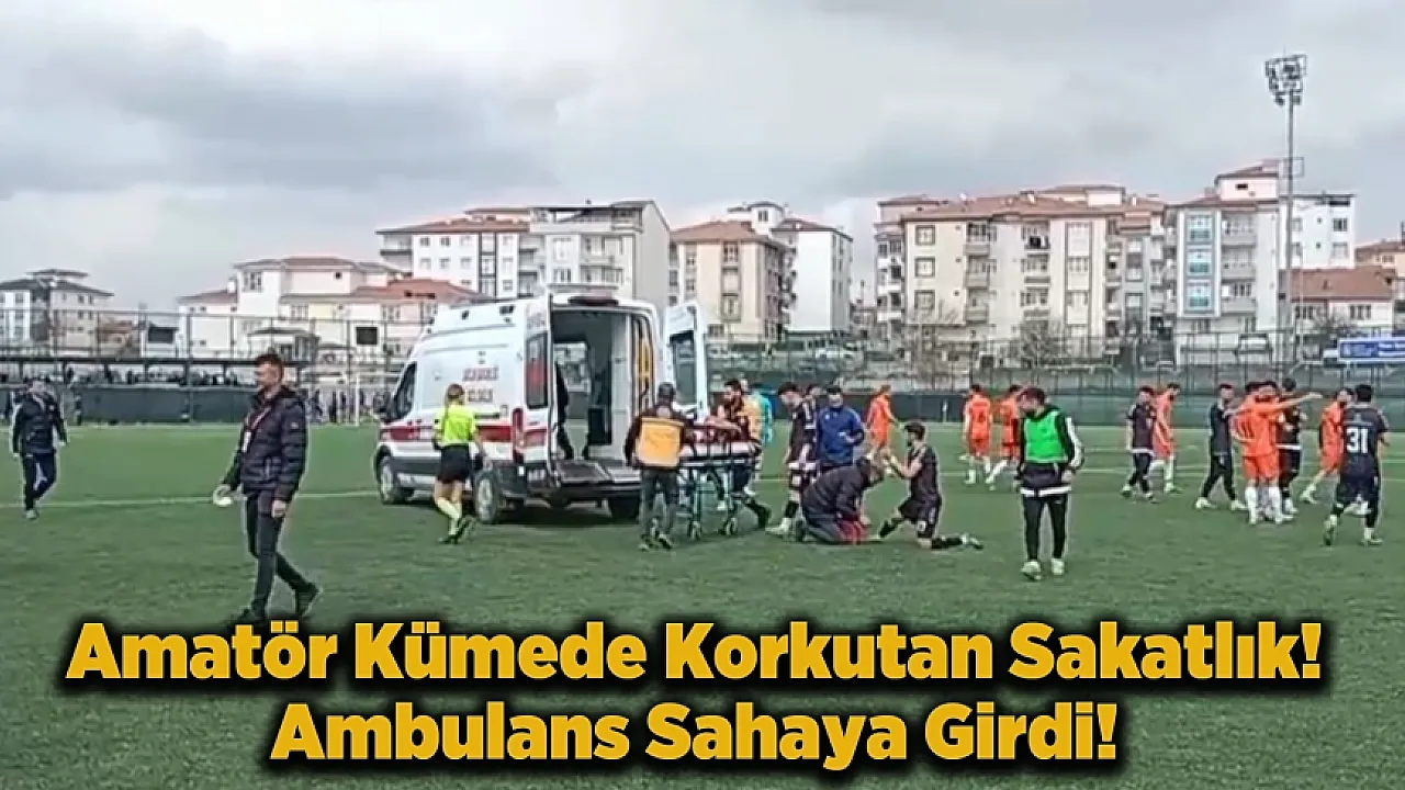Yeşiltepe Stadı'nda Korku Dolu Dakikalar: Ambulans Sahaya Girdi, Play-Off'ta Ortalık Karıştı