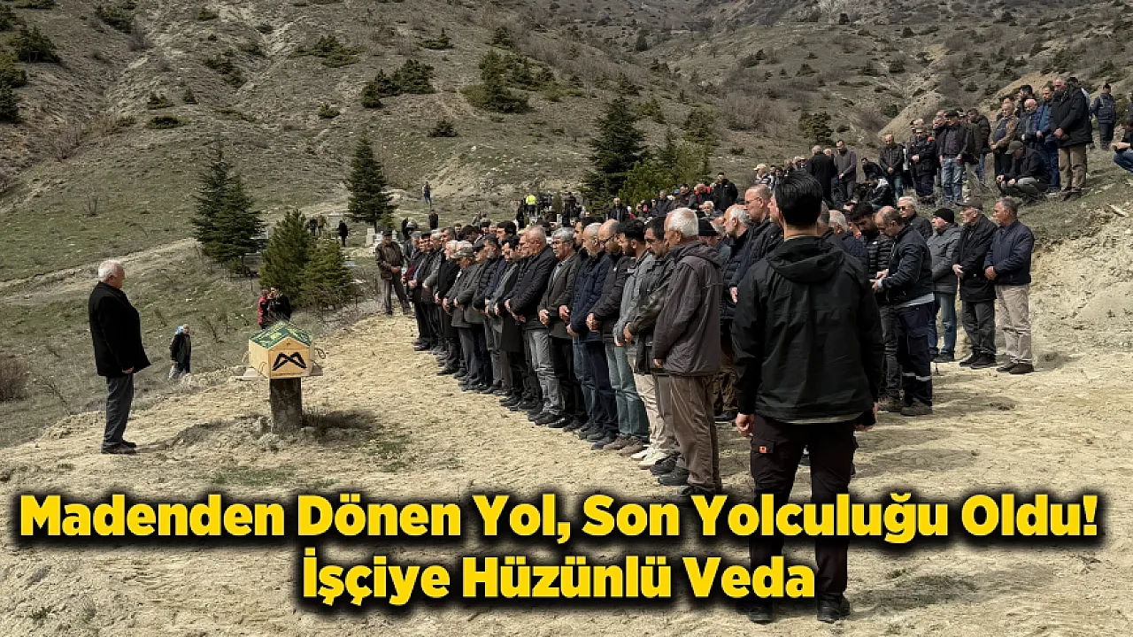 Hekimhan'da Yürek Yakan Veda! İşçi Son Yolculuğuna Uğurlandı