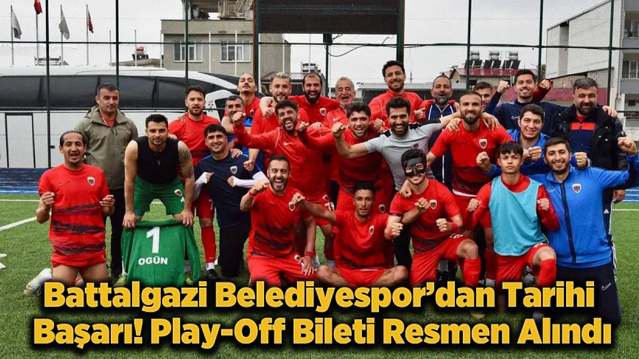 Battalgazi Belediyespor Şov Yaptı! Play-Off Kapısı Aralandı